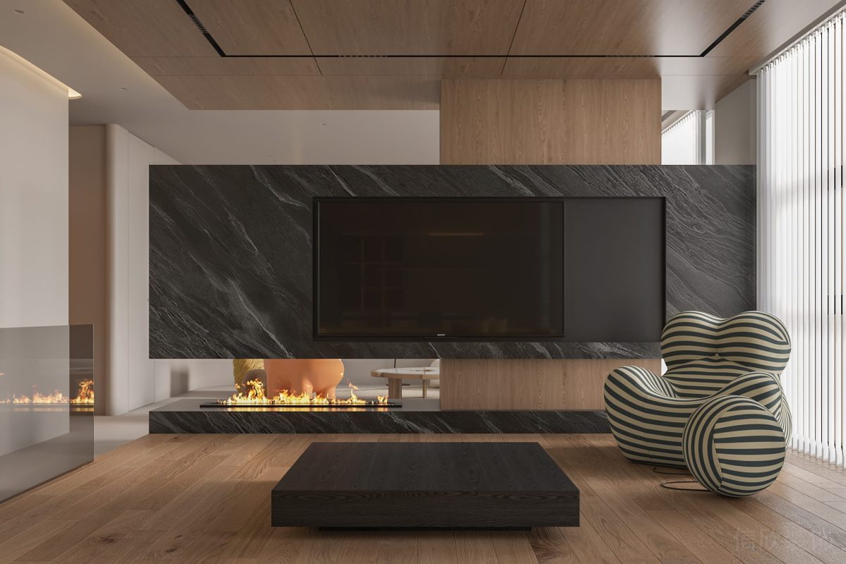 大理石設(shè)計裝修原木風(fēng)辦公室裝修設(shè)計藝術(shù)感座椅鏤空墻體日式簡約風(fēng)裝修設(shè)計全屋定制