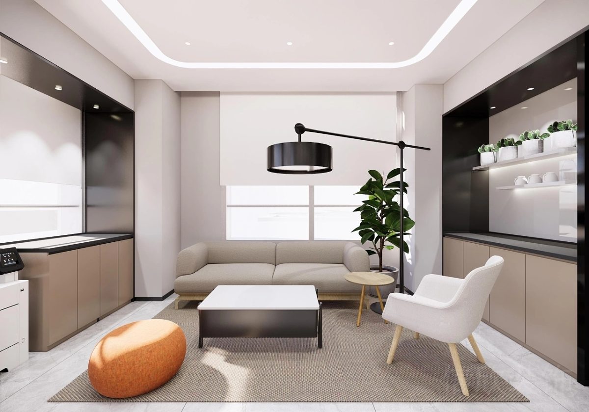 全屋定制辦公室裝修設(shè)計(jì)休息區(qū)茶水間現(xiàn)代休息區(qū)茶水間黑色金屬效果