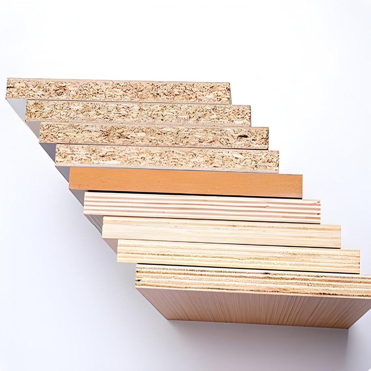 免漆顆粒板和多層板